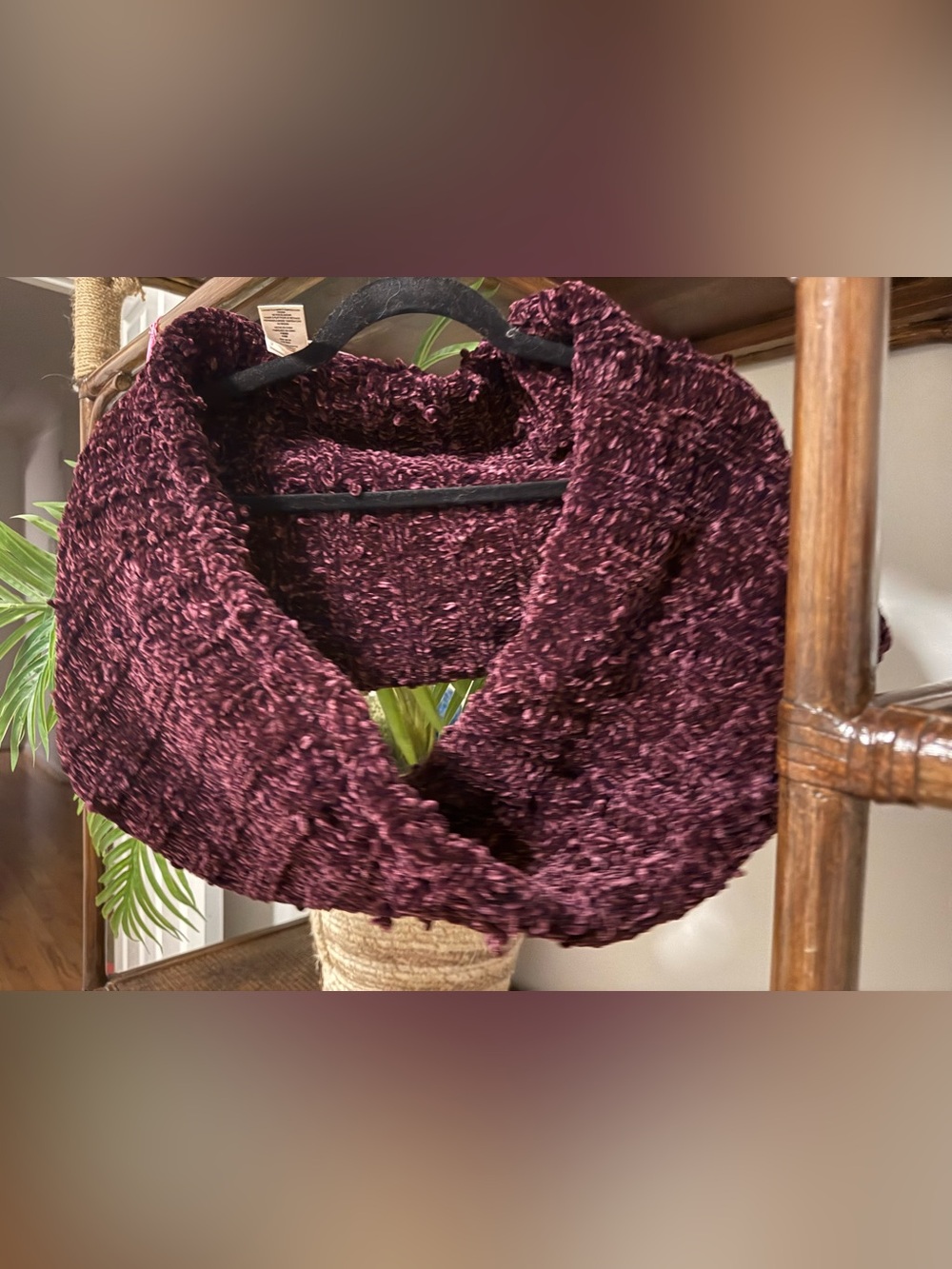 Free People Infinity Twist Plush Scarf